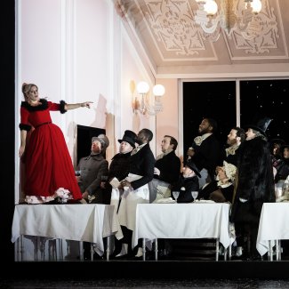Lauren Fagan (Musetta) La boheme © Camilla Greenwell